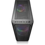 RAIJINTEK PONOS MS4 Tower-behuizing Zwart | 2x USB-A 2.0 | 1x USB-A 3.2 (5 Gbit/s) | 1x Audio | Window-kit