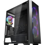 RAIJINTEK PONOS MS4 midi tower behuizing Zwart | 3x USB-A | RGB | Window