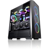 RAIJINTEK PONOS MS4 midi tower behuizing Zwart | 3x USB-A | RGB | Window