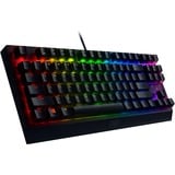 Razer BlackWidow V3 TKL, gaming toetsenbord Zwart, US lay-out, Razer Yellow, RGB leds, TKL, Doubleshot ABS