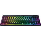 Razer BlackWidow V4 Low-Profile, gaming toetsenbord Zwart, US lay-out, Razer Low-Profile Orange, RGB leds, TKL