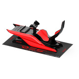 Res-Tech X1 Pedal Support Flat Fixed bevestiging Zwart