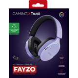 Trust GXT 490P Fayzo 7.1 USB gaming headset over-ear  Paars, PC, PlayStation 4, PlayStation 5