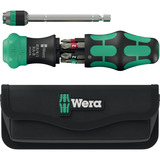 Wera  bitset Zwart/groen