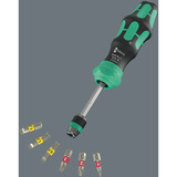 Wera  bitset Zwart/groen