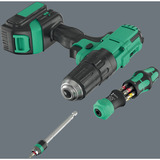 Wera  bitset Zwart/groen