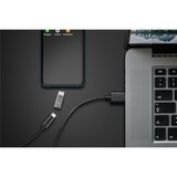 goobay USB-C naar Micro-USB Adapter Grijs