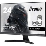 iiyama G-Master Black Hawk G2445HSU-B2 23.8" gaming monitor Zwart, 100 Hz, HDMI, DisplayPort, USB, Audio