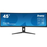 iiyama ProLite XCB4594DQSN-B1 44.5" Curved UltraWide monitor Zwart, 165Hz, HDMI, DisplayPort, USB-C, RJ45 (LAN), Audio, AMD Free-Sync