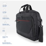 ACT Connectivity Suburb schoudertas voor laptops tot 15,6" laptoptas Zwart