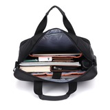 ACT Connectivity Suburb schoudertas voor laptops tot 15,6" laptoptas Zwart