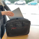 ACT Connectivity Suburb schoudertas voor laptops tot 15,6" laptoptas Zwart