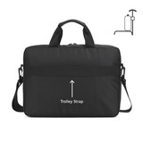 ACT Connectivity Suburb schoudertas voor laptops tot 15,6" laptoptas Zwart