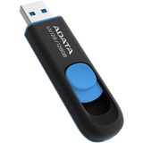ADATA Dash Drive UV128 128 GB usb-stick Zwart/blauw, USB 3.0