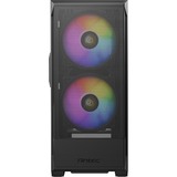 Antec NX416L midi tower behuizing Zwart | 1x USB-A | 1x USB-C | Window