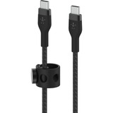 Belkin BOOSTCHARGE PRO Flex USB-C/USB-C-kabel Zwart, 1 m