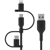 Belkin BOOSTCHARGE Universele kabel Zwart, 1 m