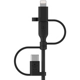 Belkin BOOSTCHARGE Universele kabel Zwart, 1 m