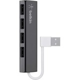 Belkin Slanke 4-poorts reishub usb-hub Zwart