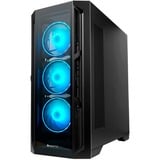 Chieftec APEX midi tower behuizing Zwart | 2x USB-A | 1x USB-C | RGB | Tempered Glass