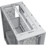 Corsair FRAME 4000D WOOD RS midi tower behuizing Wit/houtkleur | 2x USB-A | 1x USB-C | RGB | Tempered Glass
