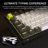 Corsair MAKR PRO 75 Hall Effect DIY-toetsenbord Zwart, US lay-out (QWERTY), Corsair MGX Hyperdrive, 75%, RGB, 8K