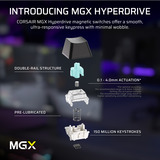 Corsair MAKR PRO 75 Hall Effect DIY-toetsenbord, gaming toetsenbord Zwart, US lay-out, Corsair MGX Hyperdrive, 75%, RGB, 8K