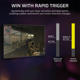 Corsair MAKR PRO 75 Hall Effect DIY-toetsenbord, gaming toetsenbord Zwart, US lay-out, Corsair MGX Hyperdrive, 75%, RGB, 8K