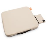 Cozy Jord Outdoor infrarood verwarmd draadloos zitkussen warmtekussen Lichtbeige, Powerbank 10000 mAh