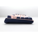 Ducky One 3 Fuji TKL, toetsenbord Roségoud/donkerblauw, US lay-out, Cherry MX Brown, PBT Double Shot, hot swap