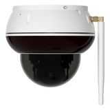 Foscam D8T, 4K/8MP vandalismebestendige WiFi PT buitencamera Wit