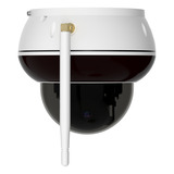 Foscam D8T, 4K/8MP vandalismebestendige WiFi PT buitencamera Wit