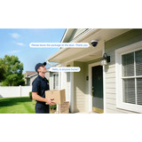 Foscam D8T, 4K/8MP vandalismebestendige WiFi PT buitencamera Wit