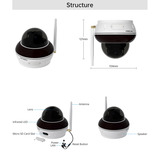 Foscam D8T, 4K/8MP vandalismebestendige WiFi PT buitencamera Wit