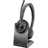 HP Poly Voyager 4320-M - Teams Certified on-ear headset Incl. BT700 dongle + oplaadstatief