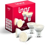 INNR Smart Spot White Single lens - RS 226 4-pack ledlamp GU10, 2700K, Dimbaar