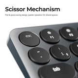 Keychron B3 Pro-K8 toetsenbord Wit, US lay-out (QWERTY), Scissor switches, 75%, ABS keycaps, 2.4 GHz | Bluetooth | USB
