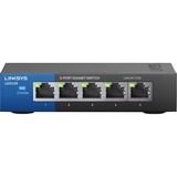 Linksys LGS105 switch Zwart/blauw