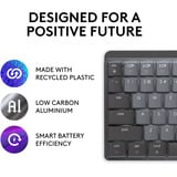 Logitech MX Mechanical Mini voor Mac, toetsenbord Donkergrijs, US-International, Cherry MX-Technologie