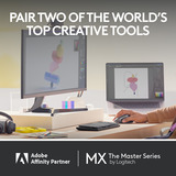 Logitech MX Mechanical Mini voor Mac, toetsenbord Donkergrijs, US-International, Cherry MX-Technologie