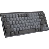 Logitech MX Mechanical Mini voor Mac toetsenbord Donkergrijs, US-International lay-out (QWERTY), Cherry MX-Technologie, 80% (TKL)	