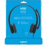 Logitech Stereo Headset H151 on-ear  Zwart
