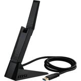 MSI AXE5400 WiFi USB Adapter wlan adapter Zwart