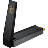 MSI AXE5400 WiFi USB Adapter wlan adapter Zwart