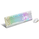 MSI VIGOR GK30 COMBO WHITE RGB mechanisch gaming toetsenbord Wit, US lay-out (QWERTY), 100%, 5000 dpi