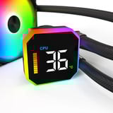 Montech HyperFlow Digital 240 waterkoeling Zwart