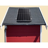Priwatt PRIW priShed 375W Gartenhaus Bitumen zonnepanelenset 