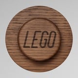 Room Copenhagen LEGO Wooden Wall Hanger Dark Stained Oak wandmontage  Eiken, 3-delig