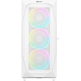 Sharkoon REV300 White midi tower behuizing Wit | 4x USB-A | 1x USB-C | RGB | Window