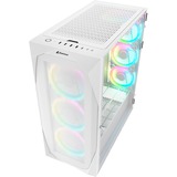 Sharkoon REV300 White midi tower behuizing Wit | 4x USB-A | 1x USB-C | RGB | Window